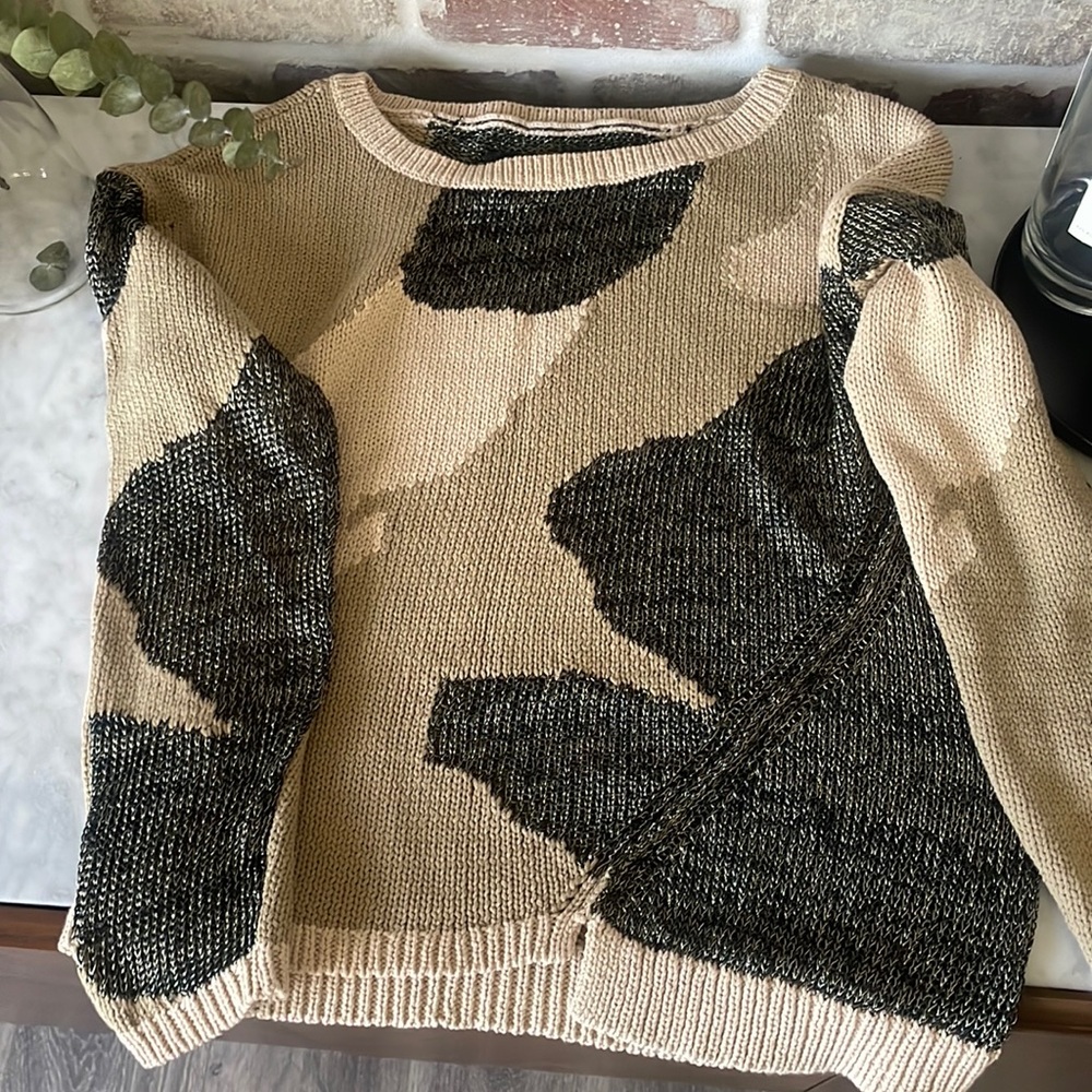 Zadig & Voltaire Deluxe army print sweater